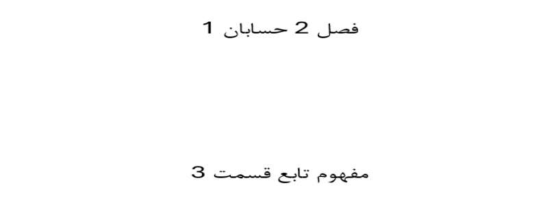 فصل 2 حسابان 1 مفهوم تابع قسمت 3